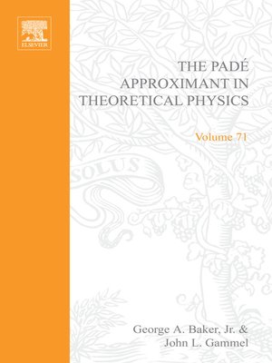 cover image of The Padé Approximant in Theoretical Physics